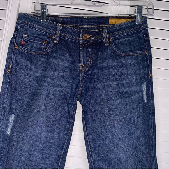 Women’s Seven7 Classic Flare Leg Jeans Distressed Size 26” Waist - Picture 2 of 9